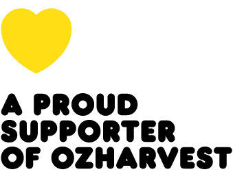 A proud supporter of ozharvest logo